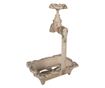 Savoniera fier bej antichizat 14x12x23 cm