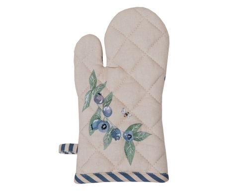 Sada 2 bavlnených termo rukavíc pre deti s čučoriedkami 12x21 cm