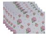 Set od 6 Hortensia pamučnih držača za tanjure 48x33 cm