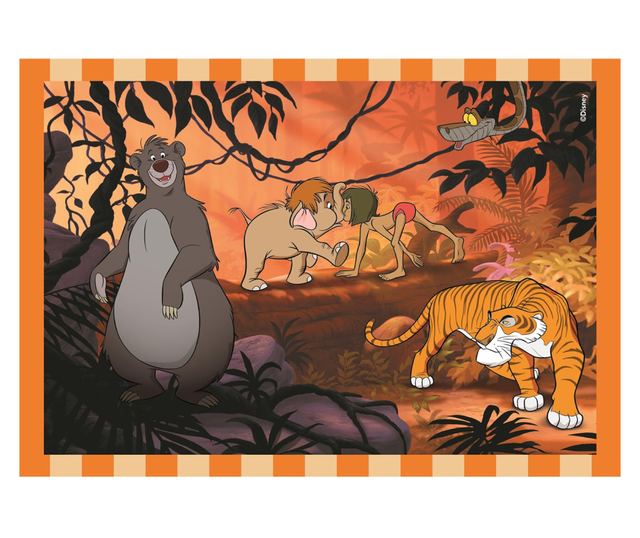 Clementoni Supercolor - Disney klasszikusok 4 az 1-ben puzzle - Vivre