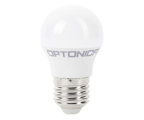 Optonica LED G45 izzó 5,5W 450lm 4500K E27 - Természetes fehér