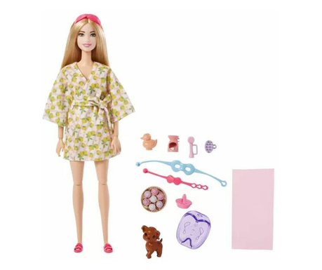 Mattel Barbie feltöltődés: Wellness Barbie baba (HKT90)