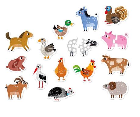 CzuCzu Falusi állatok - 30 darabos maxi puzzle