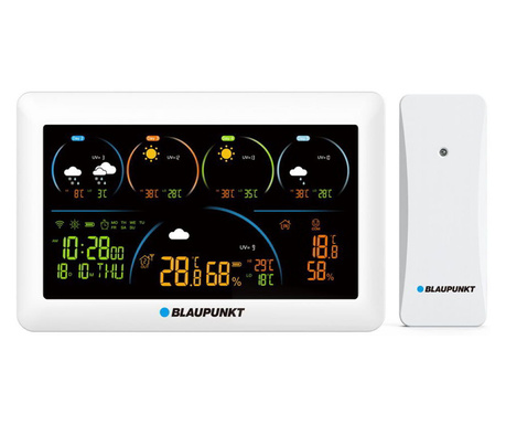 Blaupunkt WS50WH APP LCD Időjárás állomás