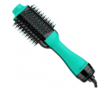 Perie electrica fixa REVLON One-Step Hair Dryer and Volumizer, RVDR5222TE TEAL, pentru par mediu si lung, Turcoaz