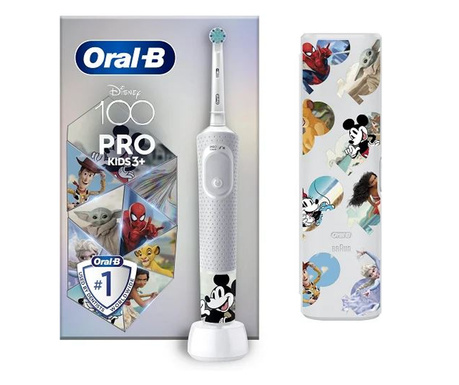 Braun Disney 100 Pro Kids 3+ elektromos fogkefe tokkal (8006540773956)
