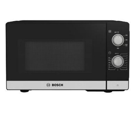 Bosch Serie 2 FFL020MS2 mikrovalna pećnica Radna ploča Samo mikrovalne 20 L 800 W Crno, Nehrđajući čelik