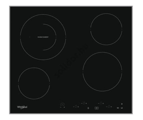 Whirlpool AKT 8601 IX Beépíthető üvegkerámia főzőlap - Fekete/Inox