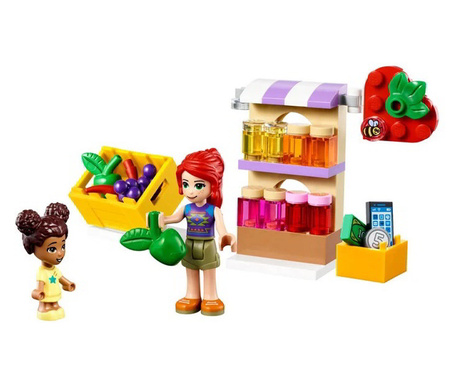 Lego Friends Standul de Piata 30416, numar piese 54 buc