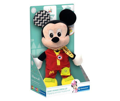 Clementoni Baby Mickey - Öltöztess fel plüss figura