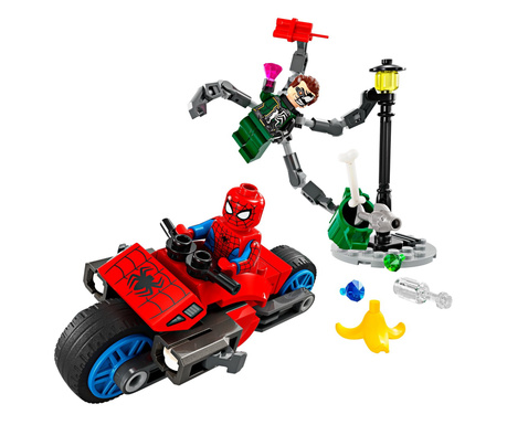 LEGO® Marvel: 76275 - Motoros üldözés: Pókember vs. Doc Ock