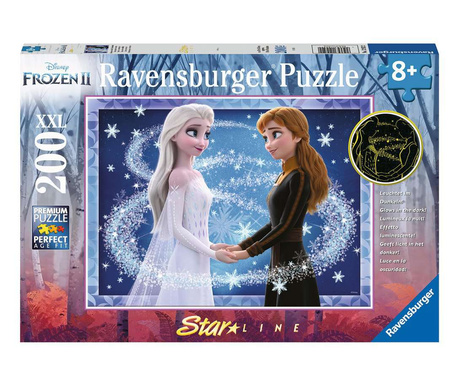 Ravensburger Jégvarázs Elbűvölő nővérek - 200 darabos XXL puzzle