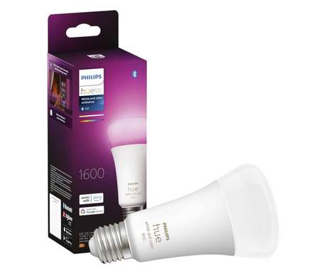 Philips Lighting Hue LED fényforrás White & Color Ambiance E27 100W Melegfehértől a hidegfehérig (871951428815700)