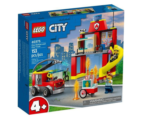 LEGO City - Tűzoltóállomás és tűzoltóautó