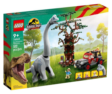 LEGO® Jurassic World - Descoperirea unui Brachiosaurus 76960, 512 piese