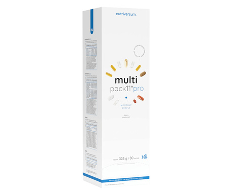 Multi Pack 11 PRO multivitamin - 30 csomag - Nutriversum