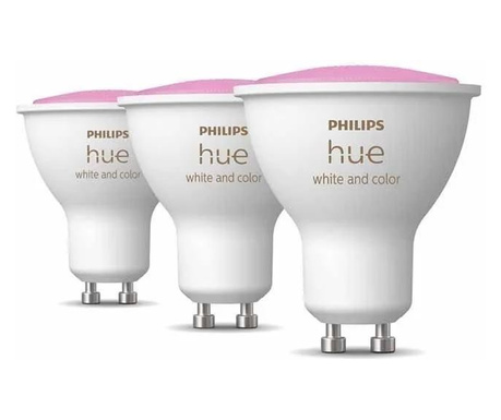 Philips Hue White and Color Ambiance LED fényforrás GU10 4.3W (929001953115)