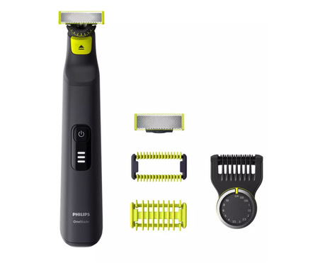 Philips OneBlade Pro QP6541/15 trimer za bradu Baterija 14 1 cm Mokro i suho Crno