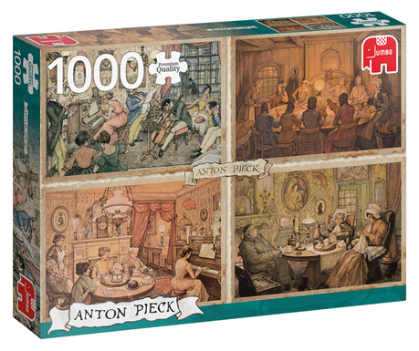 Premium Collection Anton Pieck - Living Room Entertainment 1000 pcs Slagalica 1000 kom Povijest