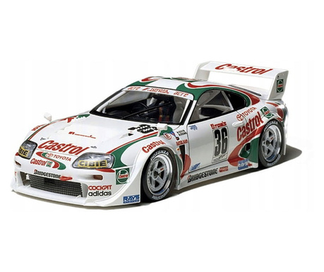 Tamiya MT-24163 Castrol Toyota Tom's Supra GT sportautó műanyag modell (1:24)