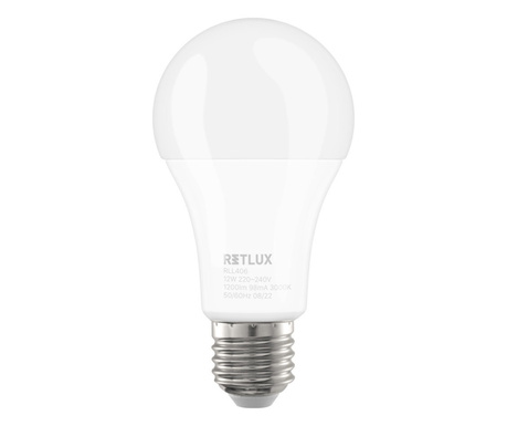 Retlux RLL 406 LED A60 izzó 12W 1200lm 3000K E27 - Meleg fehér