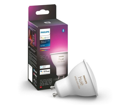 Philips Hue White and Color Ambiance LED fényforrás GU10 5.7W (929001953111)