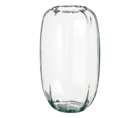 Vaza sticla transparenta, Ricci, 25x15 cm