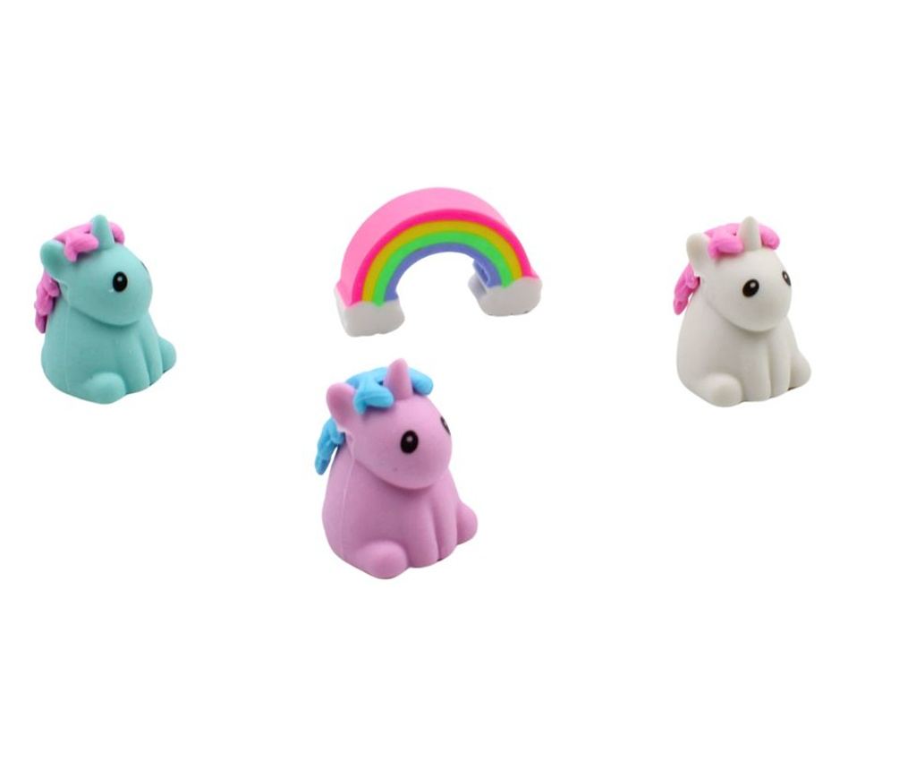 Gyűjthető radír készlet Erazer Buddies egyszarvú - 2