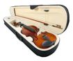 IdeallStore® 4/4 drvena klasična violina, dva gudala, kofer uključen, smeđa