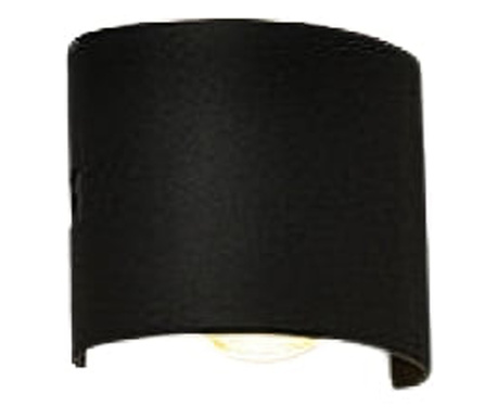 Нанесете Rivelio LuminiLux, черен, 8 * 8 см, метал, LED