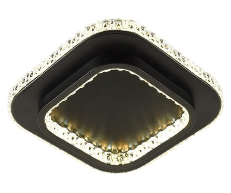 Lustra Yutril LuminiLux,Negru,24*24 cm, Fém, LED