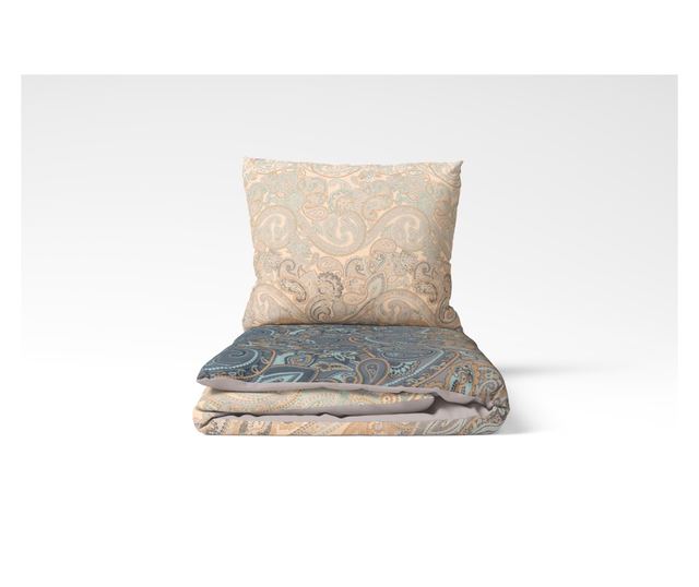 Dupla ágynemű, Majoli Bahar Home Collection, szatén pamut, 2 személyes, Calipso