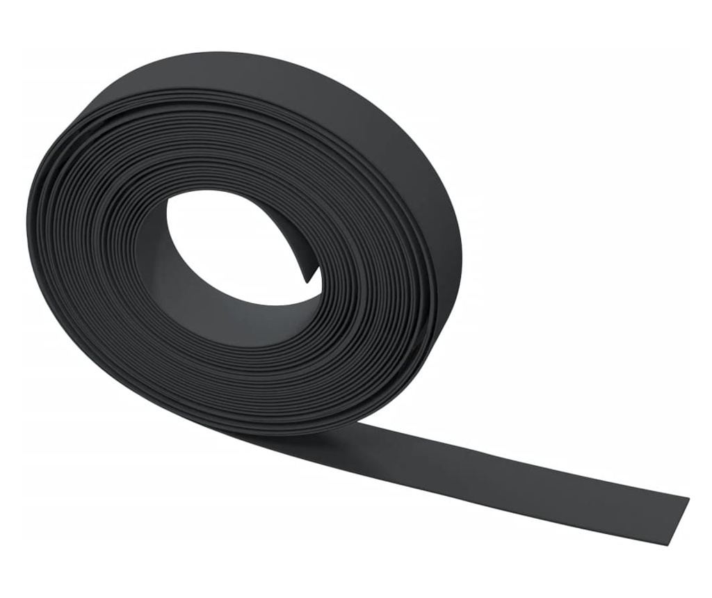 Travní lemy 5 ks černé 10 m 10 cm polyethylen - 5