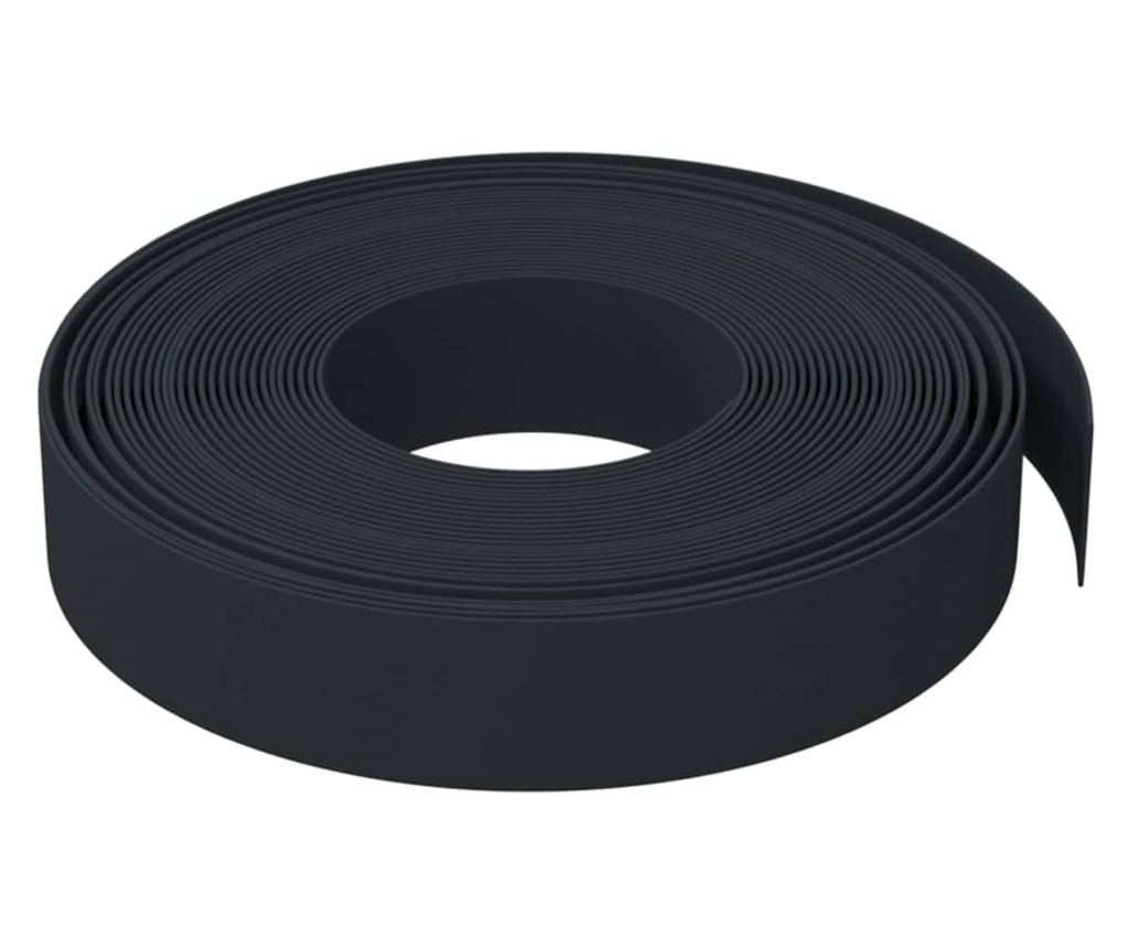 Travní lemy 5 ks černé 10 m 10 cm polyethylen - 4
