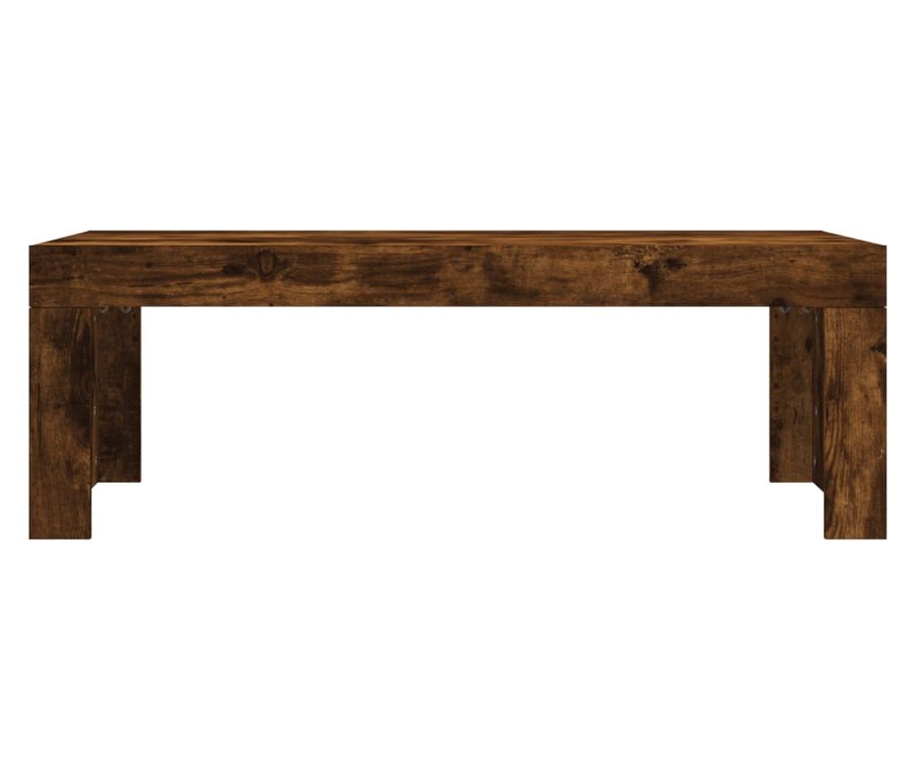 Stolić za kavu, dimljeni hrast, 102x50x36 cm, obrađeno drvo - 4