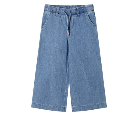 Pantaloni pentru copii, albastru denim, 104