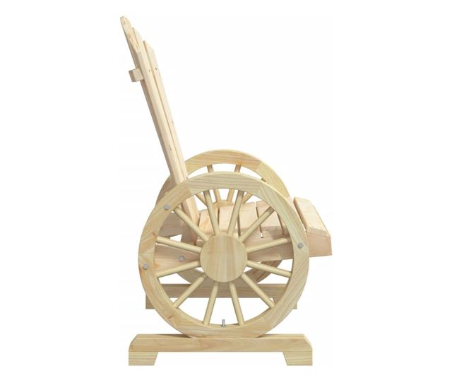 tömör fenyőfa kerti Adirondack szék