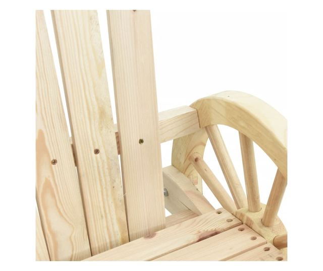 tömör fenyőfa kerti Adirondack szék