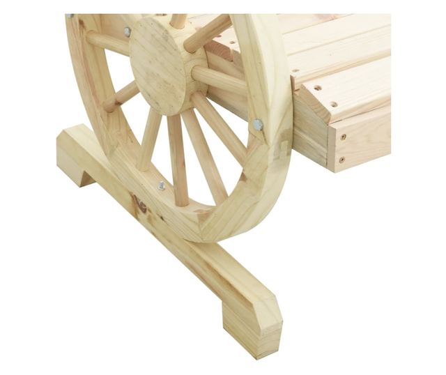 tömör fenyőfa kerti Adirondack szék