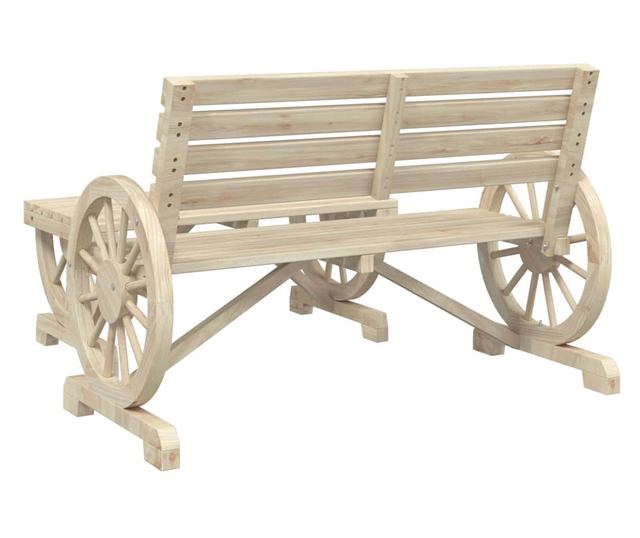 2 részes tömör fenyőfa kerti pihenőgarnitúra