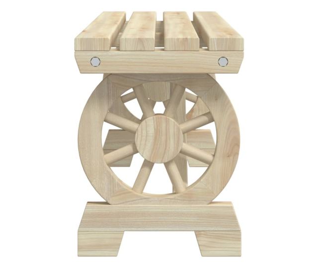 tömör fenyőfa kerti pad 115 cm