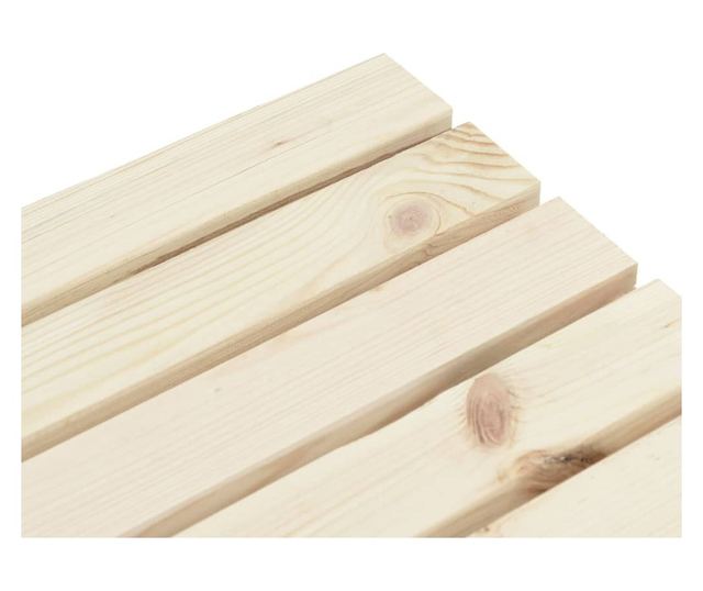 tömör fenyőfa kerti asztal 115 x 55 x 65 cm