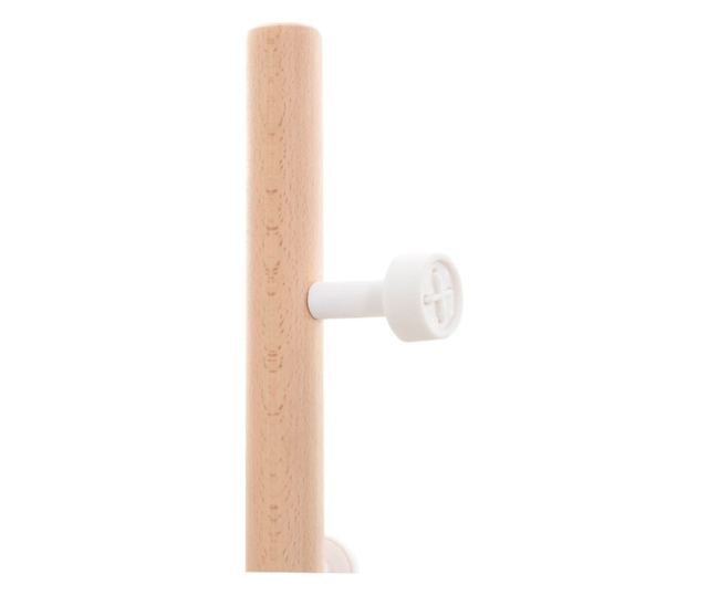 fehér porszórt vas ruhafogas 177 cm