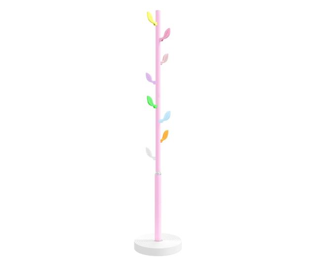 rózsaszínű porszórt vas ruhafogas 172 cm