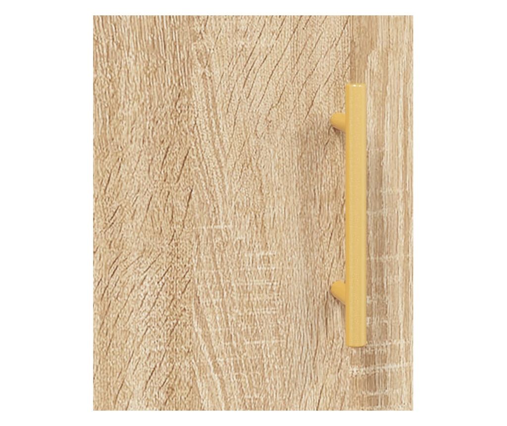 Visoka ormar, hrast sonoma, 69,5x34x180 cm, kompozitno drvo - 10