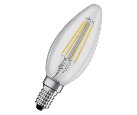 Osram LED Filament Gyertya izzó 4W 470lm 2700K E14 - Meleg fehér
