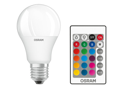 Osram Star+ Retrofit LED körte izzó 9W 806lm 2700K E27 - RGBW