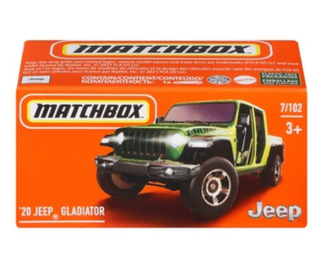 Mattel Matchbox: Kisautó papírdobozban - többféle (DNK70)