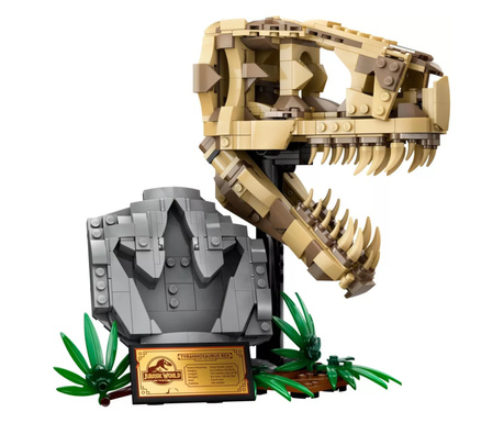 LEGO® JURRASIC WORLD - Fosile de dinozaur: Craniu de T. REX 76964, 577 piese