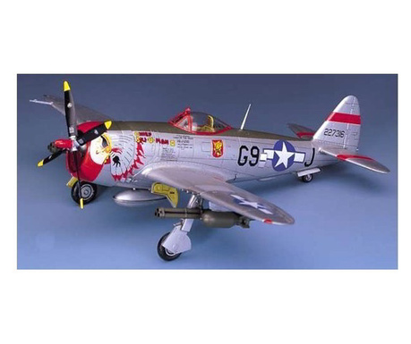 Academy P-47D Thunderbolt Bubbletop vadászrepülőgép műanyag modell (1:72)